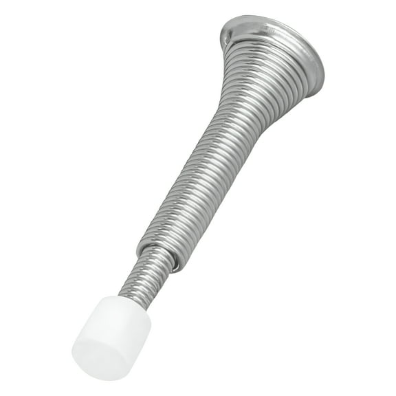 XIBUFE 2026 New Adjustable Length Spring Door Stops Wall Protections with Rubber Tip Easy Install Spring Door Stoppers