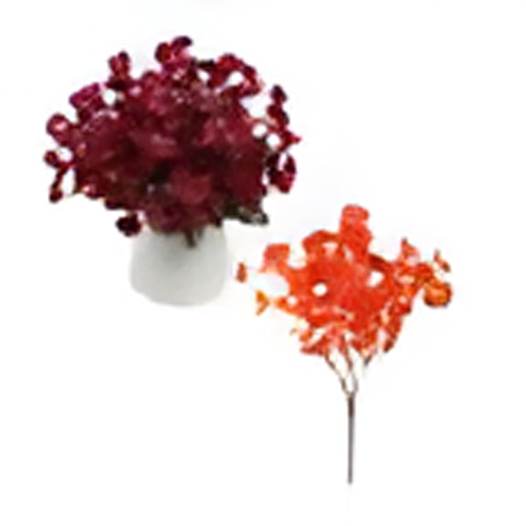 XIBUFE 2026 New Artificial Mums for Outdoors,Fake Flower - Fall Artificial Plants,Waterproof,No Fade Or Wilt,Vibrant Fall Artificial Flowers for Outdoors,Fall Decor,Fall Decorations for Home