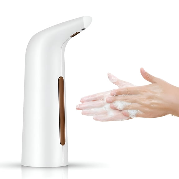 XIBUFE 2026 New Automatic Soap Dispenser Touchless Sensor Hands Free Soap Dispenser Battery Operated Soap Dispenser 400Ml Pump Electronic Drippy Liquid Soap Dispensers for Kitchen Bathroom