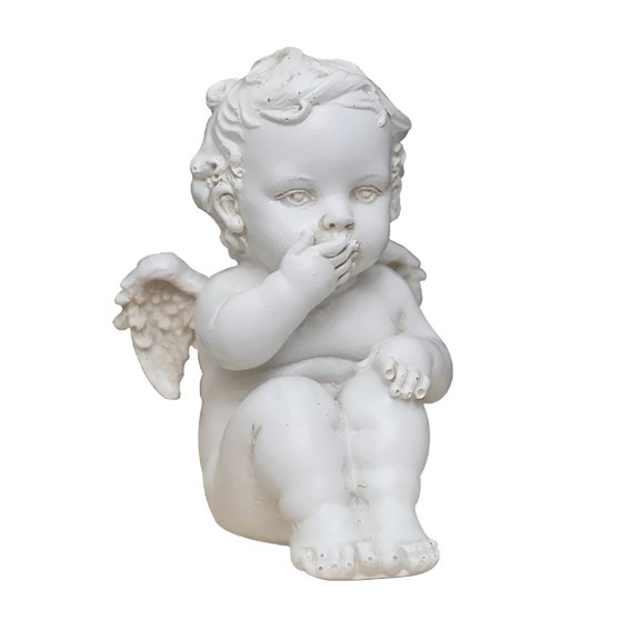 XIBUFE 2026 New Baby Angel Figurines: Cherub Statues, Hear No Evil, See No Evil, Wings Angel Home Decor A, for Home Decor, Mantelpiece, Nursery, Religious Gifts, Angel Collections.