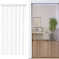thumbnail image 1 of XIBUFE 2026 New Beaded Curtain,Doorway String Curtain,Tassel Bead Curtain for Hallway Window Closet Bedroom Living Room Kitchen Privacy Decor,Closet Curtain Boho Door Curtain,78.7"X 39.4",White, 1 of 6