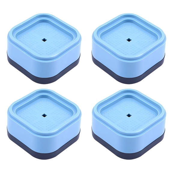 XIBUFE 2026 New Bed Furniture Risers,Pack of 4-Adjustable Furniture Risers 3&6 Inch-Anti Slip Foam&Rubber Pad-Stackable Bed Lifts Risers Heavy Duty for Sofa,Bed,Table,Couch&Chair(Black)