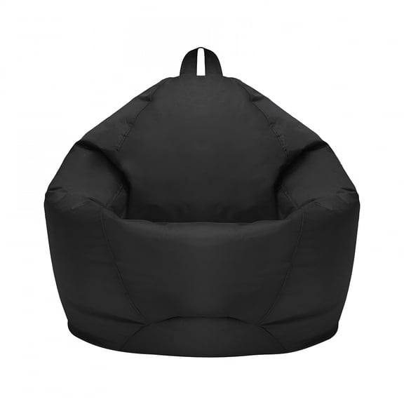 XIBUFE 2026 New Black Bean Bag-The Lazy Sofa Chair-Small Bean Bags for Playroom,Bedroom,Nursery,Living Room for Kids 70X80CmNo Fill