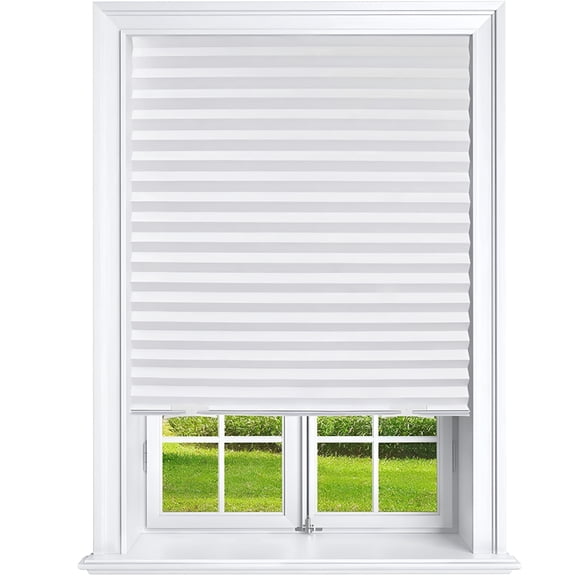 XIBUFE 2026 New Blackout Shades Black Out Blinds for Window No Drill Blinds for Windows Self Adhesive Window Blinds No Punch Louver Blind Temporary Blinds Window Shades No Drill (23.62"X70.86")