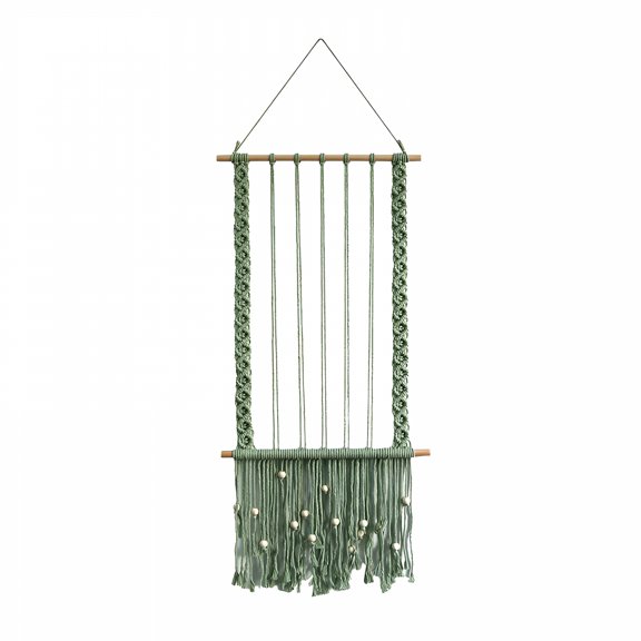 XIBUFE 2026 New Boho Macrame Wall Decor Picture Frames Bedroom Collage Hanging Photo Display Green Picture Frames Collage Wall Decor