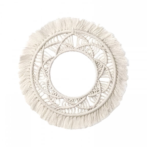 XIBUFE 2026 New Boho Macrame Wall Hanging Hand Woven Tapestry Macrame Backdrop for Wall Decor of Modern Farmhouse Macrame Wall Decor,Bedroom,Nursery,Wedding,Party