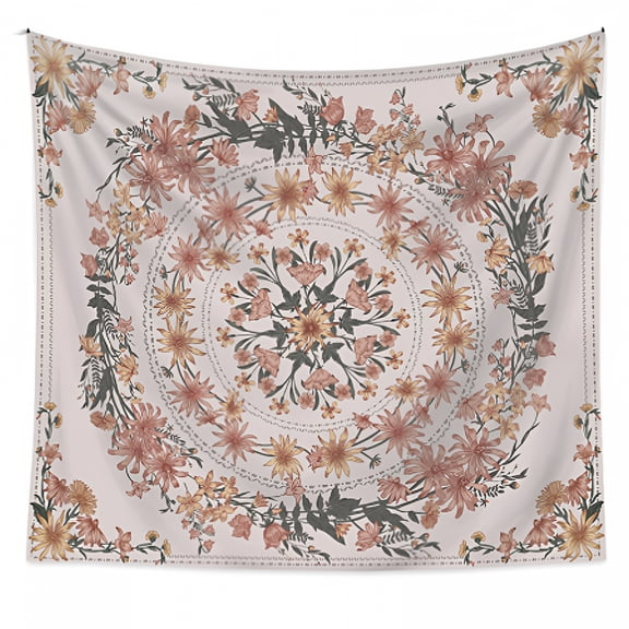 XIBUFE 2026 New Boho Mandala Wall Hanging Decorative Tapestry Beach Towel Throw Blanket Living Room Bedroom Home Decor Boho Tapestry