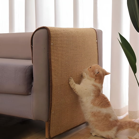 XIBUFE 2026 New Cat Scratching Pad Eco-Friendly Sisal Mat with Cat Scratcher for Cat Playtime, Scratching Prevention, Home Use, Furniture Protection, Indoor Cats, Pet Care
