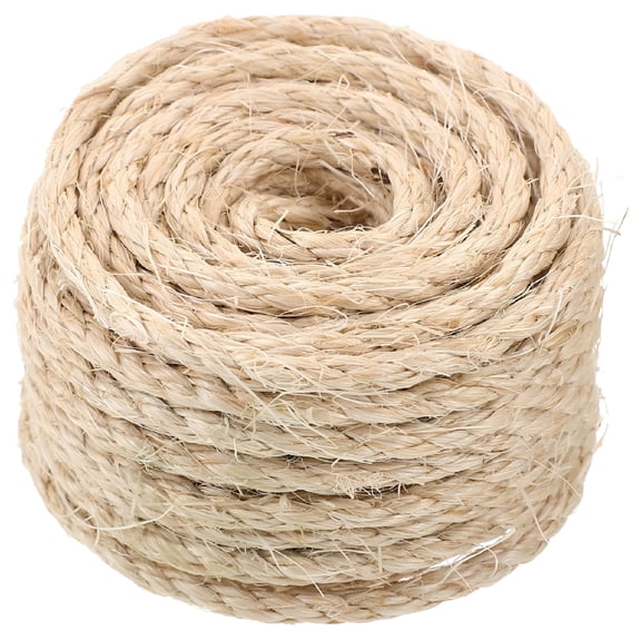 XIBUFE 2026 New Cat Scratching Post Sisal Rope for Diy Projects and Household Decor Beige 1 Roll, for Furniture Protection, Cat Play, Creative Crafts, Home Decoration.
