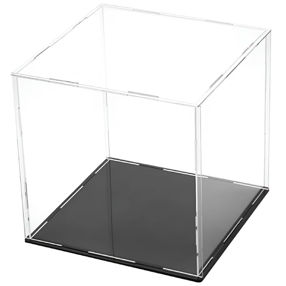 XIBUFE 2026 New Clear Acrylic Display Case Countertop Display Box Protection Showcase for Action Figures,For Collectibles,Toys,Memorabilia,Model Display,Retail Showcases,Home Decor