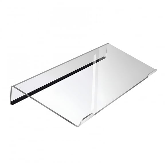 XIBUFE 2026 New Clear Acrylic Keyboard Lift Desk Keyboard Bracket High Display Stand Transparent Non Slip Bracket Desk Keyboard Holder with Adjustable Height for Easy Ergonomic Typing at Office Home
