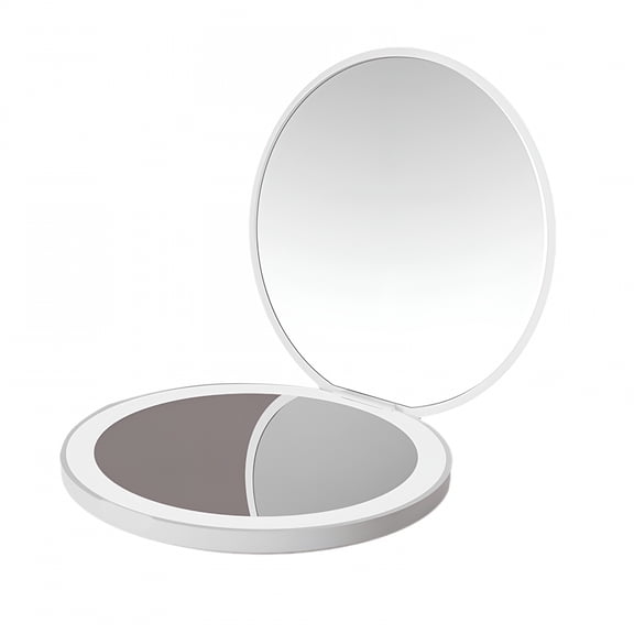 XIBUFE 2026 New Compact Mirror with Led Light, Compact Mirror Bulk, Round Makeup Bulk Compact Mirrors for Purse, Mini Mirror for Purse, Pocket, Travel and Gift for Travel,Home,Office,Beauty Kit