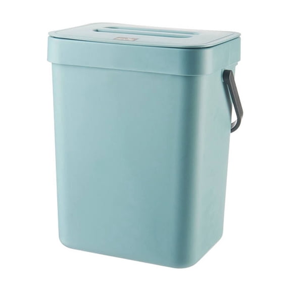 XIBUFE 2026 New Compost Bin Kitchen,No-Hole Design Kitchen Composter,Odor Prevention Countertop Compost Bin,Blue,3L