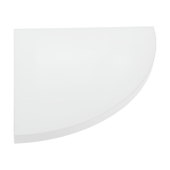 XIBUFE 2026 New Corner Wall Floating Shelf Book Shelf No Drilling Storage Rack for Walls Fan Shaped Display Shelf