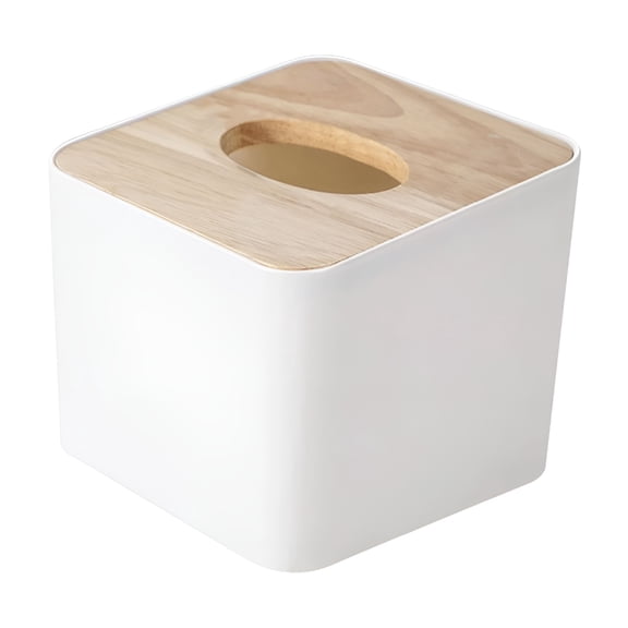 XIBUFE 2026 New Cube Storage Water Storage Containers Covered Sealed Storage Box Tissue Box Cover Tissue Holder for Tissues and Disposable Face Towel Square Tissue Box Cover