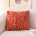 thumbnail image 1 of XIBUFE 2026 New Decorative Throw Pillow for Couch 18X18 Inches Boho Bed and Sofa Accent Pillows,Indoor Decor Pillows for Living Room Bedroom,Throw Pillows Under 5$,Pack of 1,Orange, 1 of 7