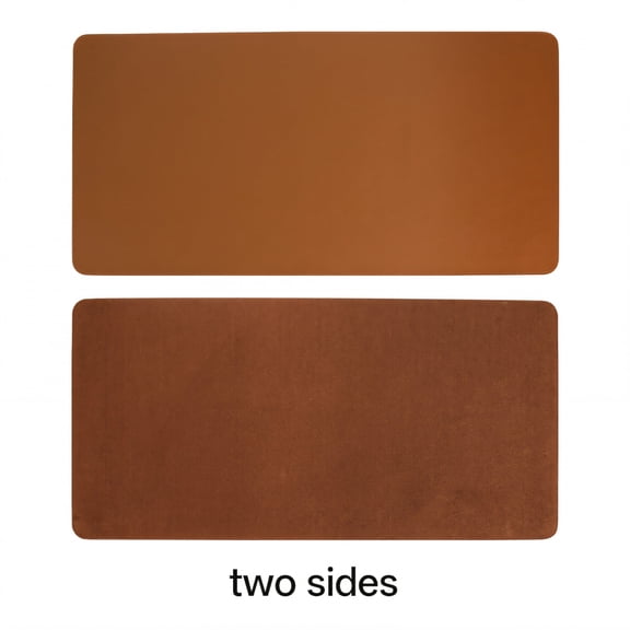 XIBUFE 2026 New Desk Mat Scratch-Proof Finish Xl Mouse Pad Single Surface Leather Keyboard Mats for Desk for Gaming Office Home Light Brown 11.8"X23.6"