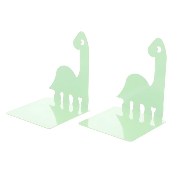 XIBUFE 2026 New Dinosaur Metal Bookend Decor Book Stopper Book Shelves for Kids Room Office Bookend Student for Kids Room,Office,Study,Library