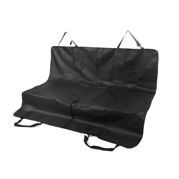 XIBUFE 2026 New Dog Car Seat Cover Protector for Back Seat of Cars Trucks Suvs, Waterproof Dog Seat Hammock for Car Rear Bench, with Non-Slip Protector and Adjustable Straps, Black