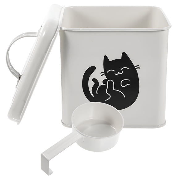 XIBUFE 2026 New Dog Food Container Pet Storage Multi-Function Snack Bin Cat Bucket Box for Home,Kitchen,Pet Room