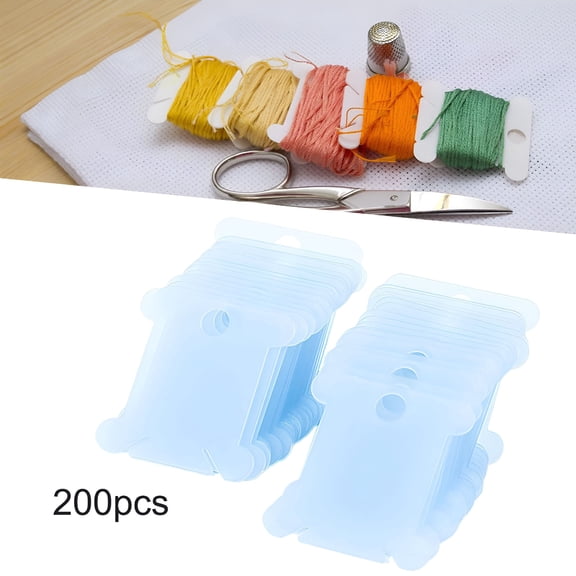 XIBUFE 2026 New Embroidery Floss Bobbins,200X Embroidery Floss Organizer,Embroidery Thread Cards Cross Stitch Thread Holder Sewing
