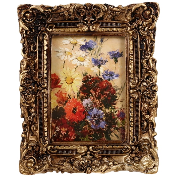 XIBUFE 2026 New European Style 12X10 Cm Tabletop Wall Picture Frames for Home,Office,Living Room,Desk