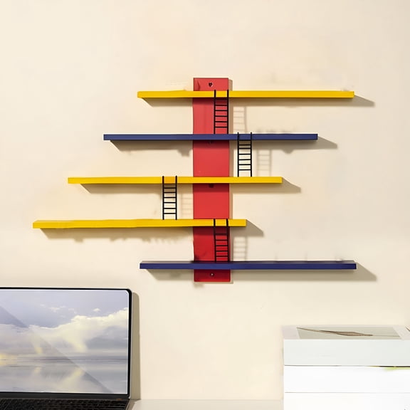 XIBUFE 2026 New Floating Wall Display Shelf, Hanging Rack for Collectibles, Toy Figures, Mini Decor, Toy Organizers and Storage, Magnetic Solid Wood Shelf for Living Room, Bedroom and Office