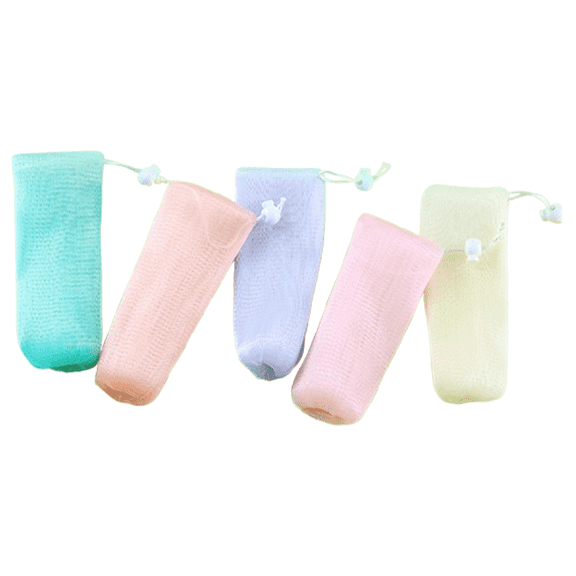 XIBUFE 2026 New Foaming Net Six Layer Design Soap Bags Easy Drying Lathering Mesh Multicolor for Bathing Showering Travel Home Use Soap Storage.