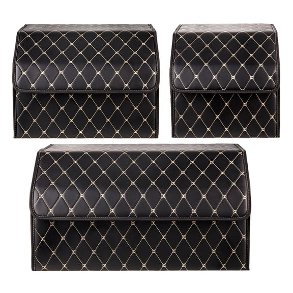 XIBUFE 2026 New Foldable Car Trunk Organizer Storage Bag Box Case Container Vehicle Accessories for Car,Suv,Truck,Van