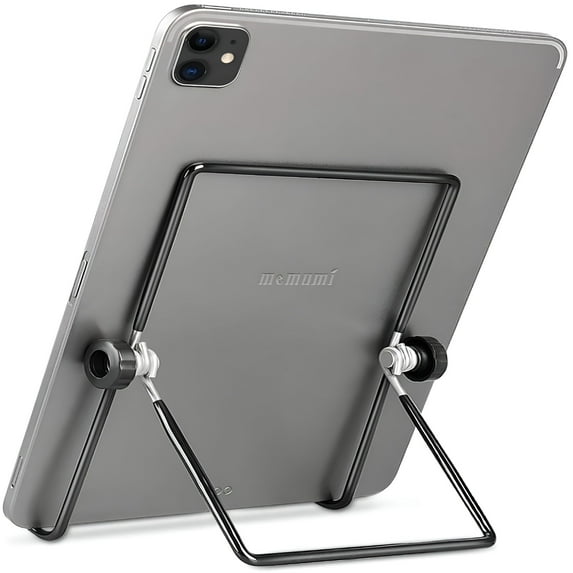 XIBUFE 2026 New Foldable Multi-Angle Tablet Stand,Universal Adjustable Metal Desk Stand with 180° Rotation for 10.2",Pro 11"/12.9" 2020/2018,Air, Tab and All Tablets