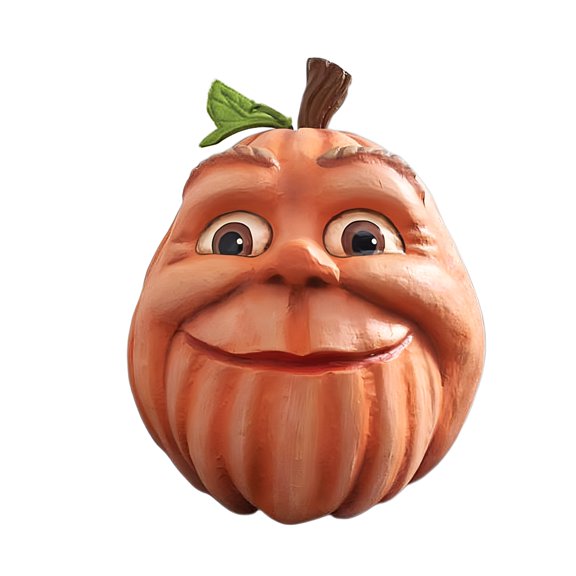 XIBUFE 2026 New Funny Pumpkins for Fall Decorations,Cute Pumpkins with Faces,Halloween Pumpkin Decorations Statue for Wedding Thanksgiving Home Table Decor