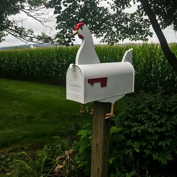 XIBUFE 2026 New Garden Decor,Unique Horse Cow Chicken Mailbox,Funny Animals Post Box,Handmade Weather-Proof Mailbox Sculptures,Creative Personalized Design Mailbox,Home Decor