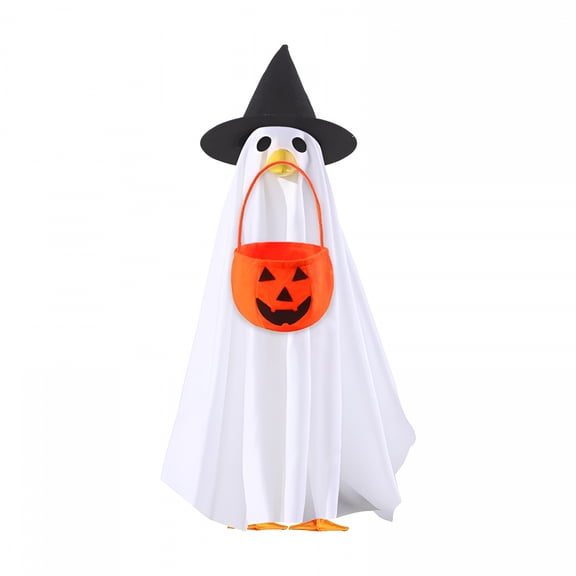 XIBUFE 2026 New Halloween Ghost- Set 23 Inch Porch Goose- Outdoor Party Lawn- Porch Decoration for Halloween,Outdoor Parties,Yard,Lawn,Porch,Garden,Spooky Decor,Festive Decorations.