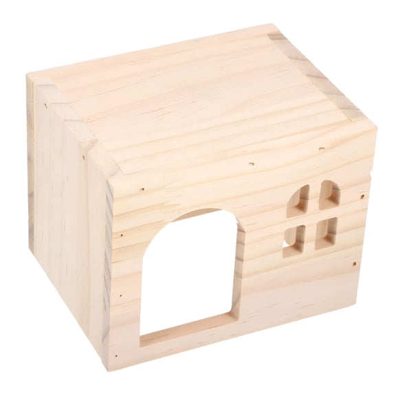 XIBUFE 2026 New Hamster Hideout House Bunny Toy Rat House Pet Hamster Hiding Spot Mouse Hideouts Chinchilla Toys Rat Hideout