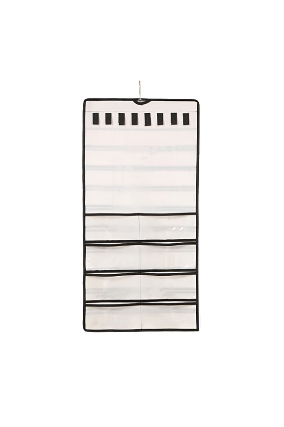 2026 New Hanging Jewelry Organizer,Travel Foldable Jewelry Roll Storage Case,With 48 Pockets Loops Closet Necklace Holder for Earring Bracelet Ring Chain with Rotating Hanger