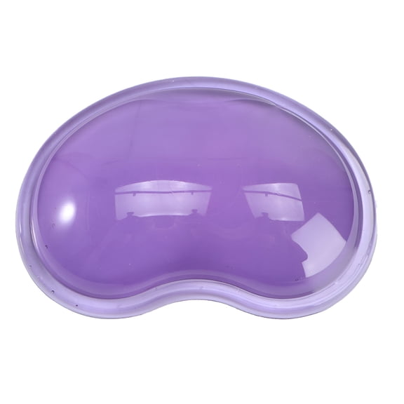 XIBUFE 2026 New Heart Shaped Silicone Mouse Pad with Wristband for Desktop Computer,Mousepad Keyboard Support Cushion,Wrist Cushion Rest(Purple)