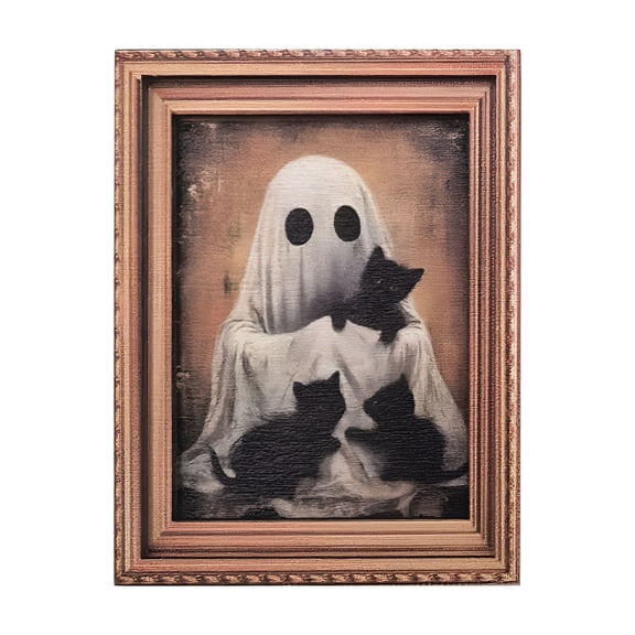 XIBUFE 2026 New Home Decor Spooktacular Halloween Picture Frame FridgeAdorable Design for Festive Home A,8X6Cm for Halloween Party, Festive Gatherings, Home Display, Seasonal Decoration
