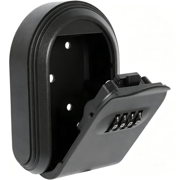 XIBUFE 2026 New Key Lock Box for Outside Wall Mount Spare Key Lock Box Key Storage Box Key Safe Box Key Holder, for Home, Office, Garage, Outdoor Security, Vacation Rentals, Emergency Access
