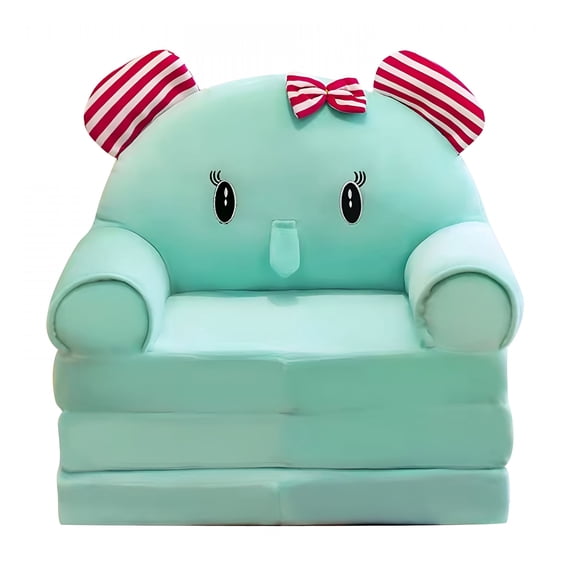 XIBUFE 2026 New Kids Foldable Sofa Bed,2 in 1 Princess Chair for Toddlers,Fold Out Couch for Bedroom,Sofa Bed for Girls,Toddler Recliners Baby Sofa Lounger for Kids(Without Liner Filler)