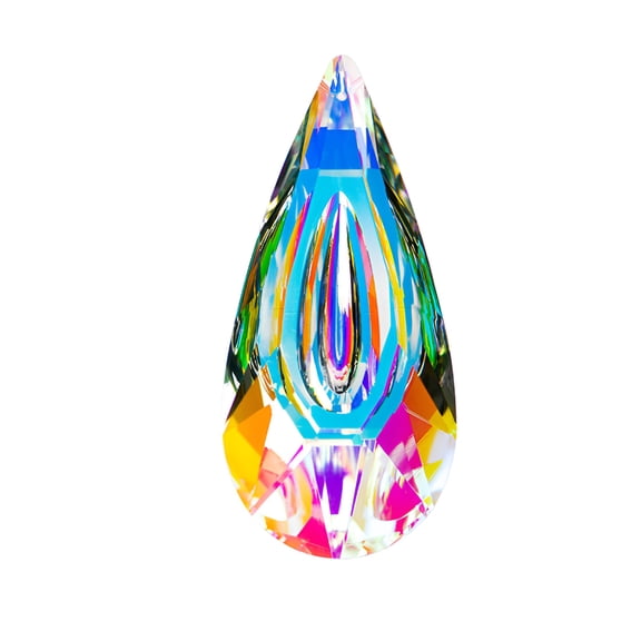XIBUFE 2026 New Large Crystal Sun Catcher Prisms for Windows, Home Decor, Gardens, Sunlight Reflection, Prismatic Display, Outdoor Spaces, Decorative Accents