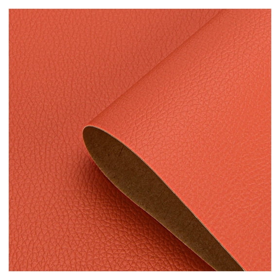 XIBUFE 2026 New Leather Patches for Furniture Leather Patch Leather Repair Patch Orange for Repairing Leather Furniture Fixing Scratches Covering Wear and Tear Restoring Leather Surfaces.