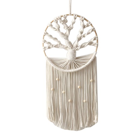 XIBUFE 2026 New Macrame Wall Hanging,Large Handmade Crochet Decor for Bedroom,Big Woven Boho Tapestry,Chic Rope Art Decorations for Room Large Macrame Wall Hanging