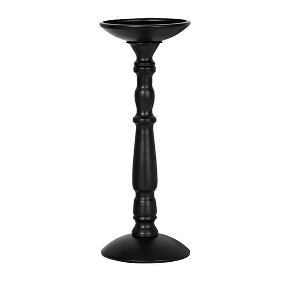 XIBUFE 2026 New Matte Black Pillar Candle Holders,Candlestick Candle Holders Stand,Home Coffee Table Decor Decorations Centerpiece for Dining/Living Room(L)