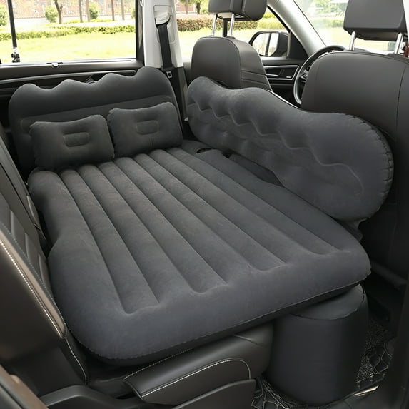 XIBUFE 2026 New Mattress Car Inflatable Travel Bed Home Camping Mat Rear Flocking Plus Air Mattress for Suv, for Road Trips, Camping, Outdoor Sleeping, Travel Comfort, Suv Use.