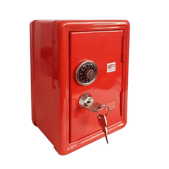 BPPEG Mini Metal SafeChildrenS Coin Bank LockerFamily SafeCreative Piggy SafeDesktop