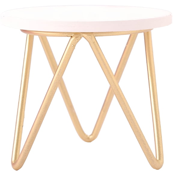XIBUFE 2026 New Mini Side Table Miniature Side Table Round Table Tiny House Nightstand Decor for Dollhouse,Miniature Room,Display,Collection