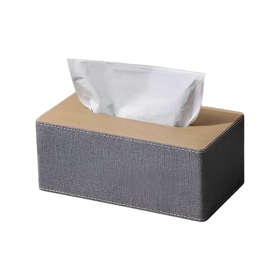 XIBUFE 2026 New Modern Tissue Box Covers Rectangle Tissue Box Holders Facial Paper Tissue Holder Cover Cube Box Cover Holders Decorative Box Holders for Bathroom, Bedroom, Living Room, Office