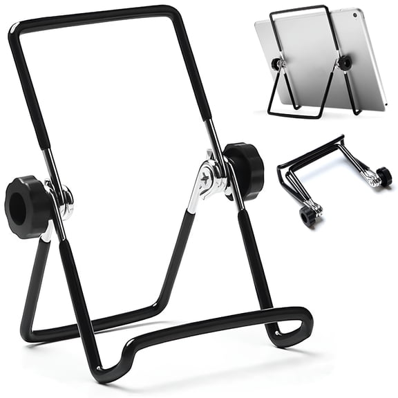 XIBUFE 2026 New Non-Slip Foldable Stand,Suitable for 8-12.9 Inch Tablet Computer Adjustable Tablet Computer Stand for Home,Office,Study,Video Calls,Watching Movies,Reading,Gaming,Workspaces