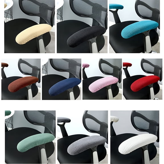 XIBUFE 2026 New Office Computer Chair Arm Armrest Slipcovers Pads Flexible 2Pcs/Set for Office,Chair,Desk,Home,Work,Gaming