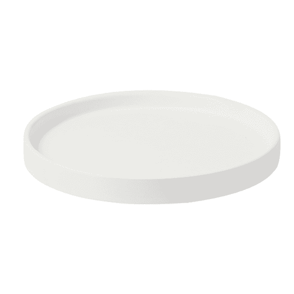 XIBUFE 2026 New Plant Tray,Ceramic Craftsmanship Plant Trays for Pots,Safe Rounded Edges Drip Trays for Indoors,Gray